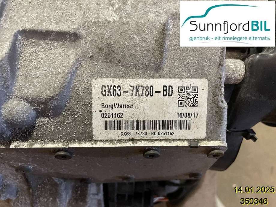 Girkasse 4WD fordelingskasse til Jaguar XF, 2015-->> (X260) (X260) (JAGUAR|GX637K780MC)