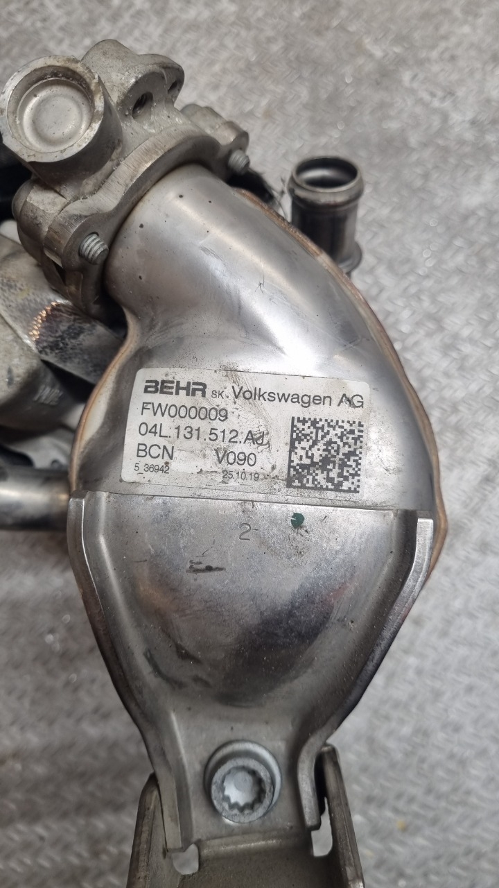 EGR-kjøler til VW Caddy 2015-2020 (Type III, Fase 3) (VOLKSWAGEN|04L131512AJ|04L 131 512 AJ|)