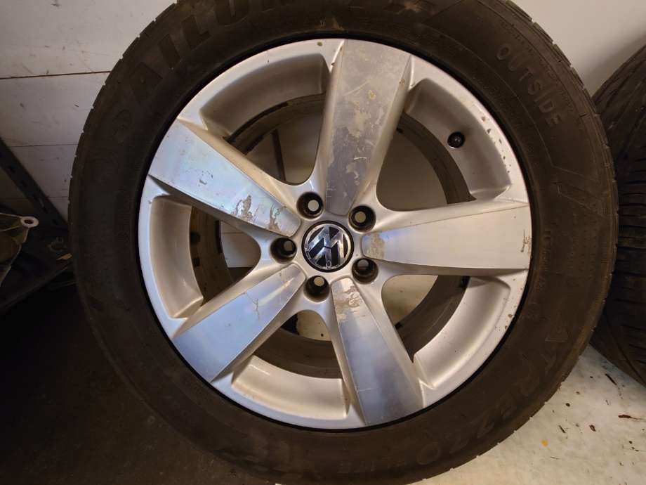 Felgsett aluminium til VW Tiguan, 2007-2011 (Type I, Fase 1)  (VOLKSWAGEN|5N0601025C)