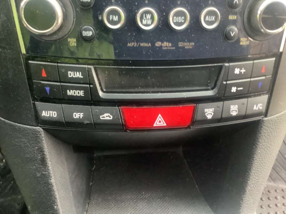 Varmeapparat betjening til Subaru Outback, 2009-2014 (Type IV)  (SUBARU|)