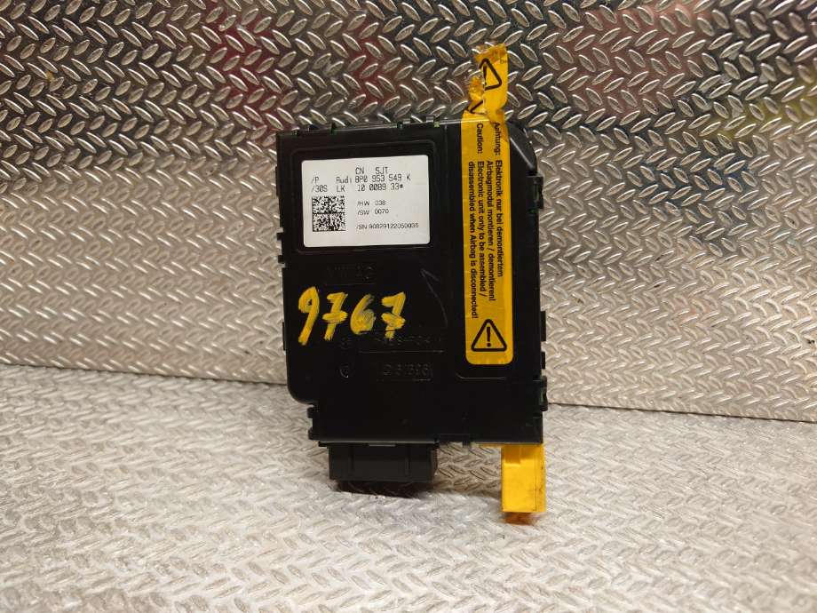 Styreenhet comfort (BCM) til Audi A3, 2009-2012 (Type II, Fase 2)  (AUDI|8P0953549K)
