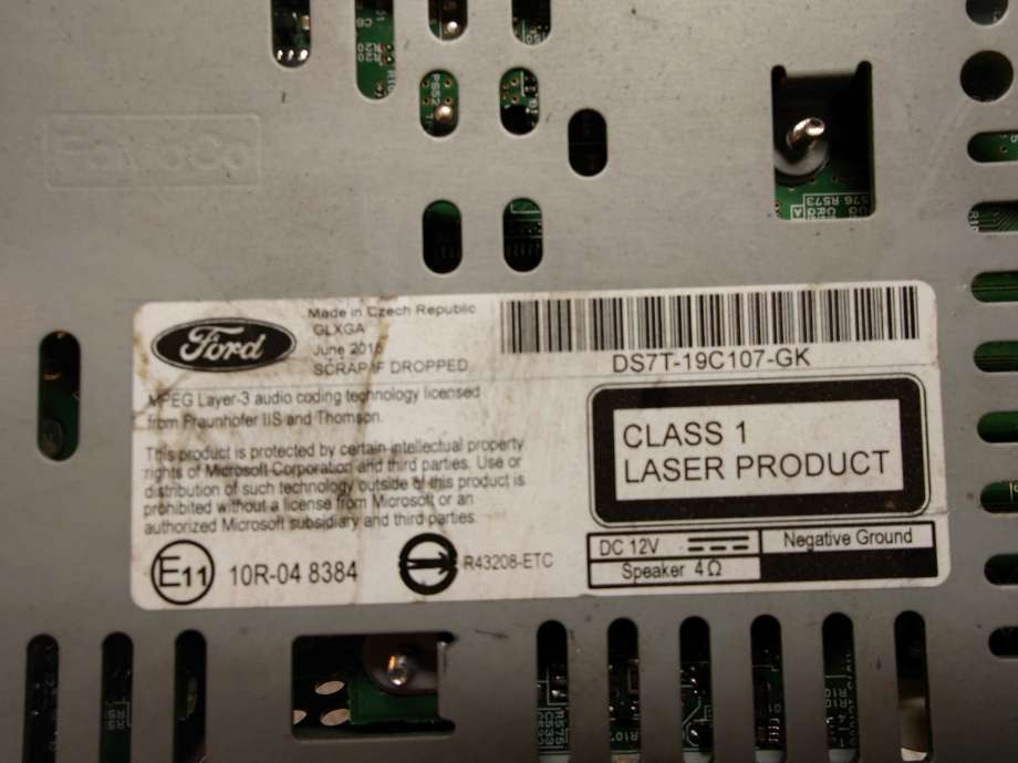 Bilstereo til Ford Mondeo 2014-2019 (Type V, Fase 1)  (FORD|HS7T-19C107-NF|2360214|DS7T-19C107-GK)