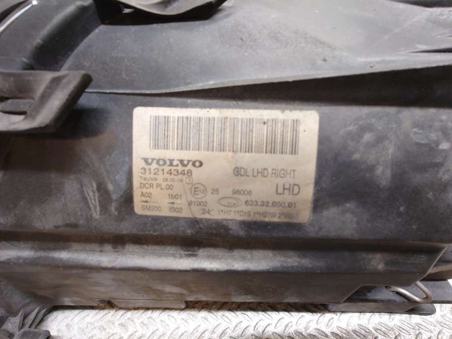 Frontlykt høyre xenon til Volvo S80 2006-2013 (Type II, Fase 1)  (VOLVO|31214416||31214348)