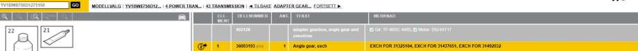 Girkasse 4WD fordelingskasse til Volvo V70, 2007-2013 (Type III, Fase 1)  (VOLVO|)