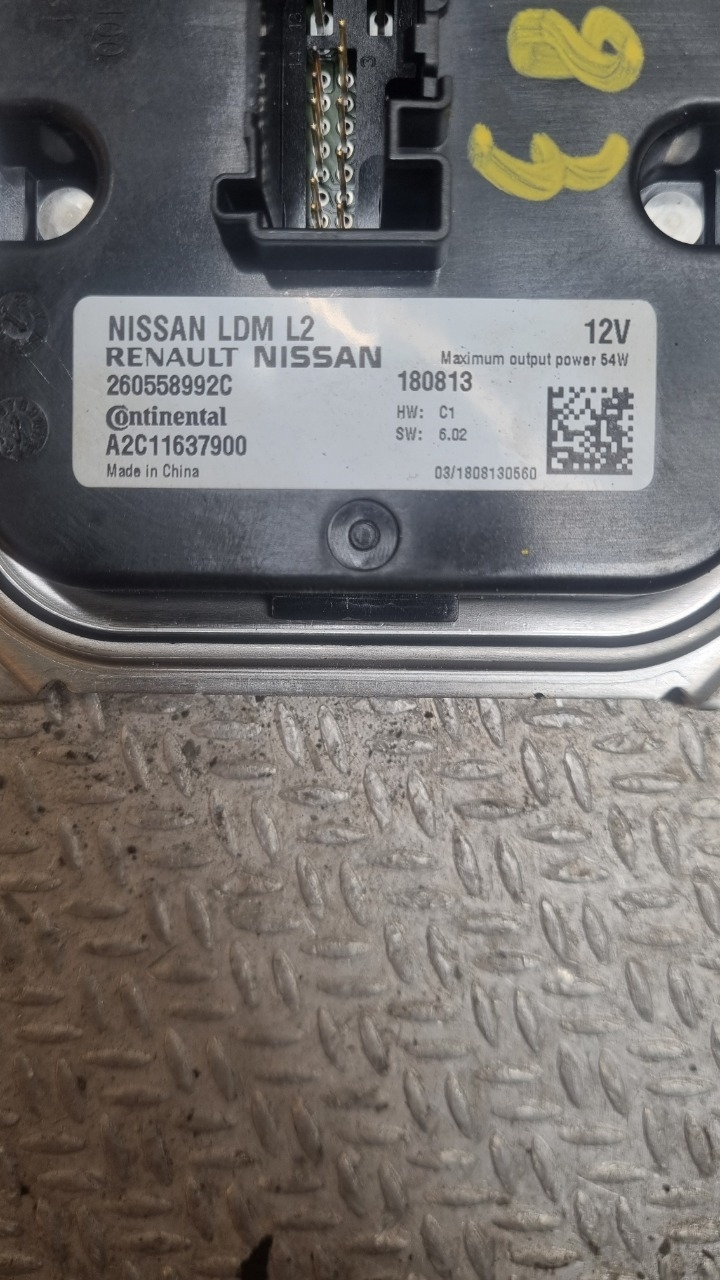Styreenhet xenon/ballast til Nissan Leaf 2018-->> (Type II)  (NISSAN|260558992C|)