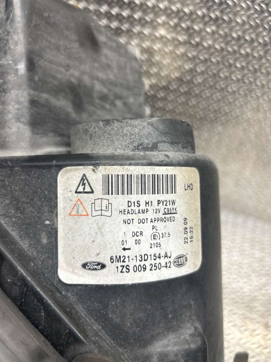Frontlykt høyre xenon til Ford S-Max 2010-2015 (Type I, Fase 2)  (FORD|1801373|6M2113005AH|6M2113D154AJ)