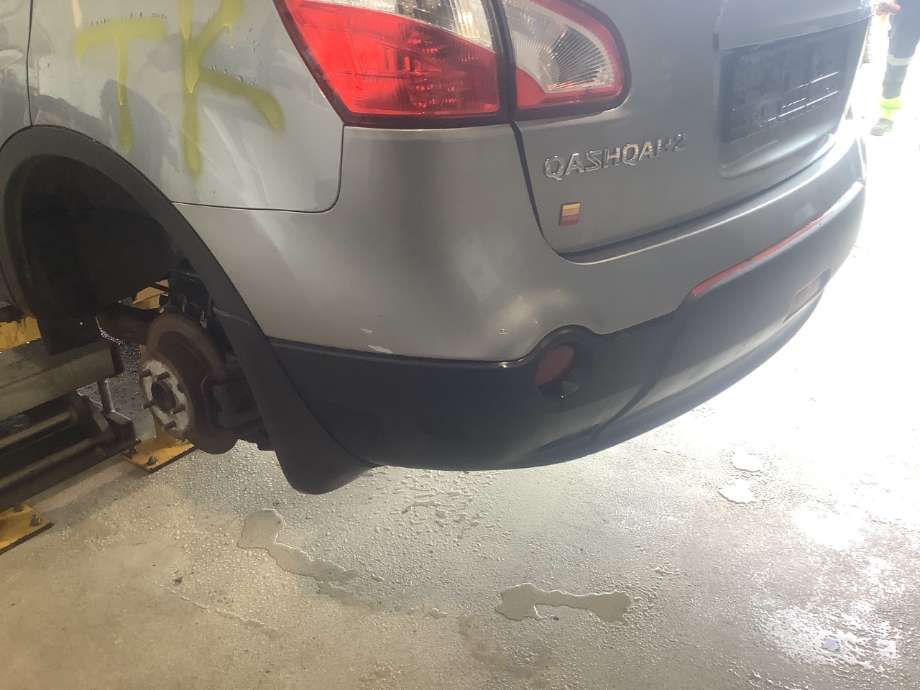 Støtfanger bak til Nissan Qashqai, 2007-2010 (Type I, Fase 1)  (NISSAN|)