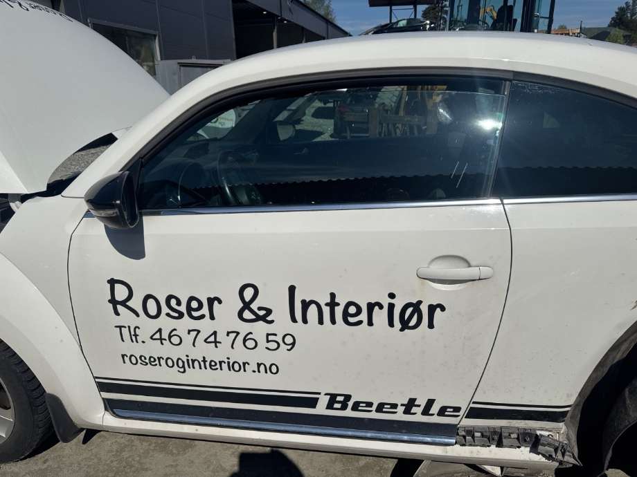 Dør venstre 2dørs til VW Beetle, 2011-2018 (Type II)  (VOLKSWAGEN|5C5 831 055 F)