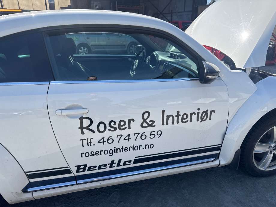 Dør høyre 2dørs til VW Beetle, 2011-2018 (Type II)  (VOLKSWAGEN|5C5 831 056 F)