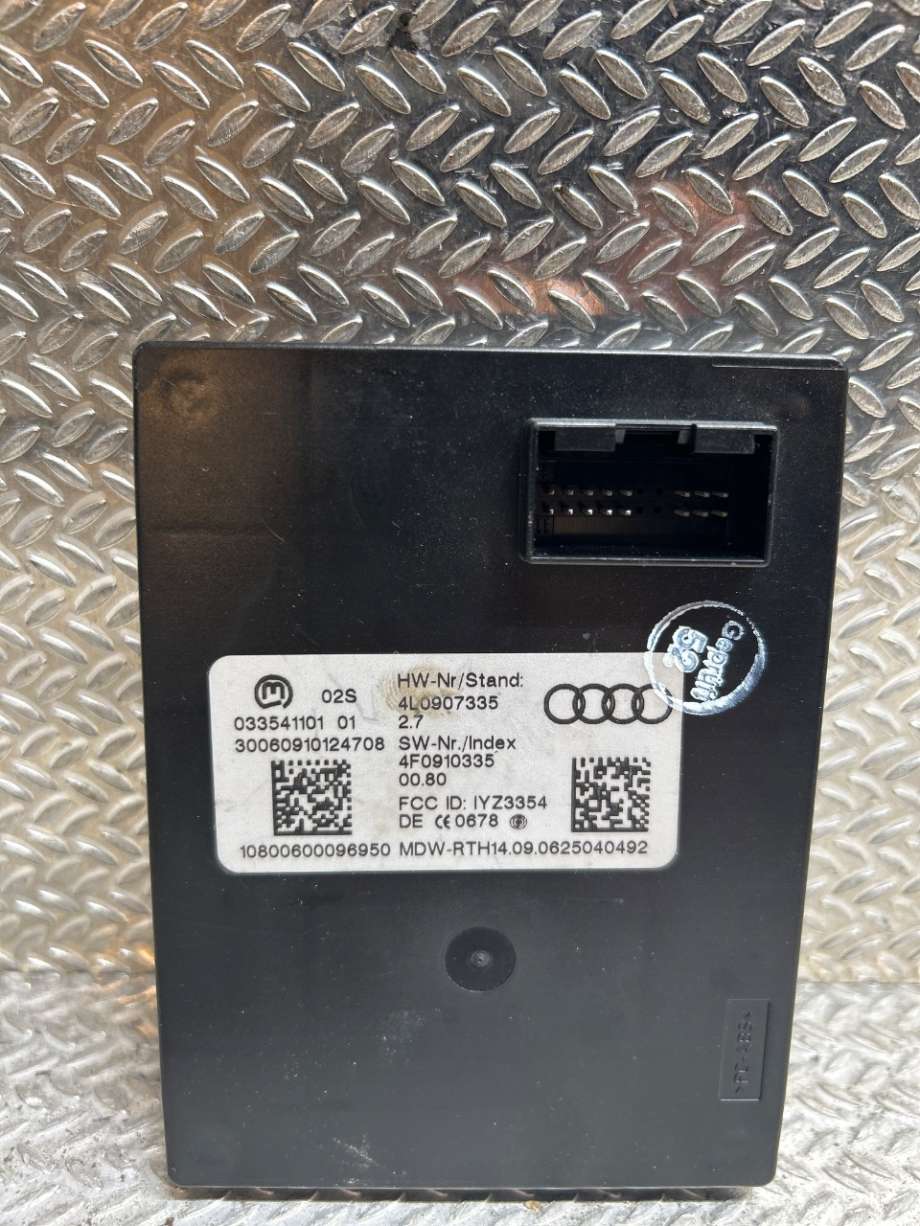 Styreenhet nøkkelfri/keyless til Audi Q7, 2006-2010 (Type I, Fase 1)  (AUDI|4L0907335)