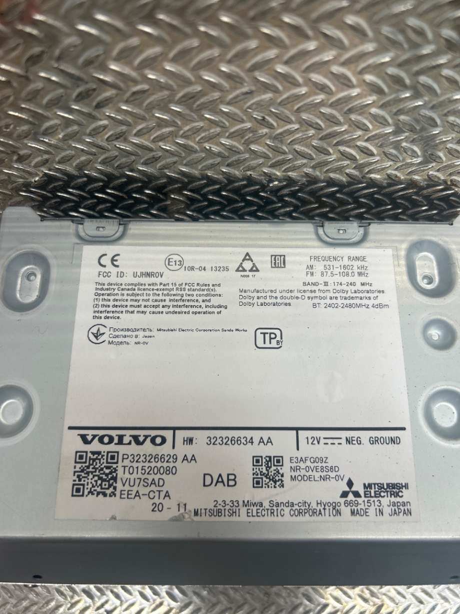 Bilstereo til Volvo XC60 2017-->> (Type II)  (VOLVO|36013020|32326629 AA|32326629)