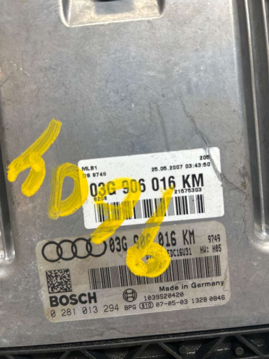 Styreenhet motor til Audi A4 2004-2008 (Type III) (B7) (B7) (AUDI|03G997057QX|0281013294|03G906016KM)