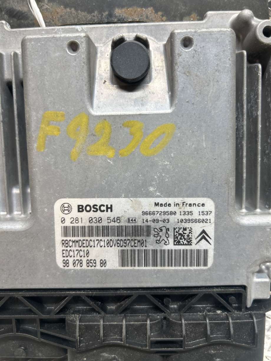 Styreenhet motor til Peugeot Partner 2008-2015 (Type II, Fase 1) (PEUGEOT|1606873880|0281030546|9807885980)