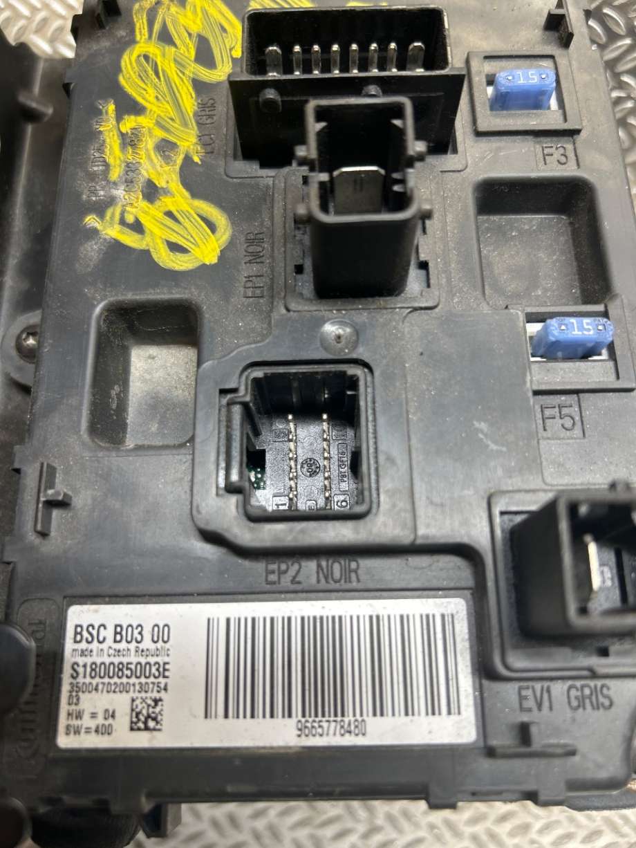 Styreenhet diverse til Citroën Berlingo 2008-2015 (Type II, Fase 1)  (|9665778480|S180085003E)