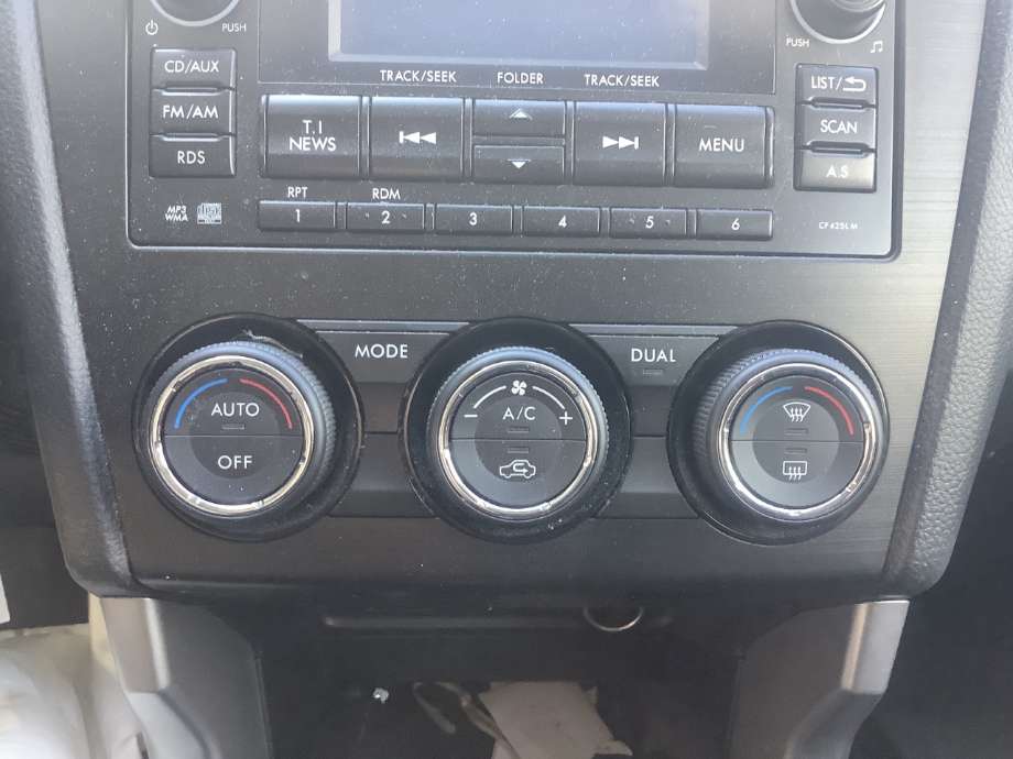 Varmeapparat betjening til Subaru Forester, 2013-2019 (Type IV)  (SUBARU|)