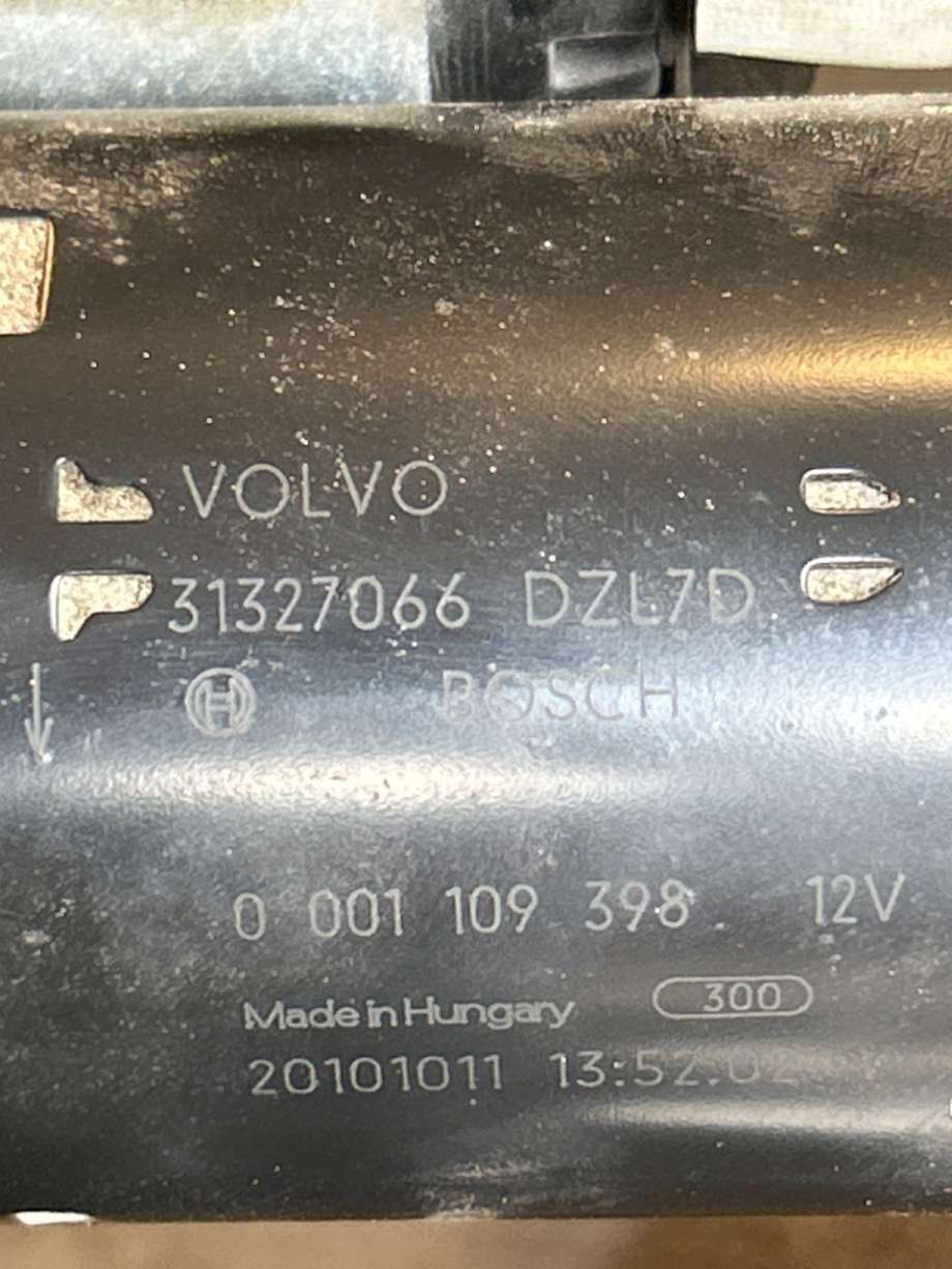 Starter diesel til Volvo V60 2010-2013 (Type I, Fase 1)  (VOLVO|36001408|0001109398|31327066)