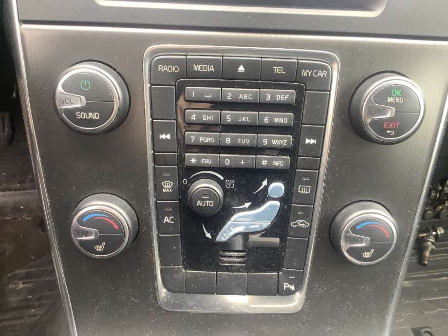 Varmeapparat betjening til Volvo V60, 2010-2013 (Type I, Fase 1)  (VOLVO|)