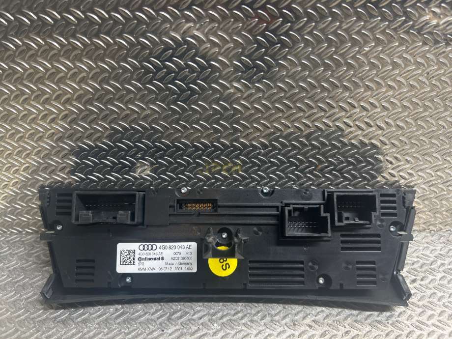 Varmeapparat betjening til Audi A6 2011-2014 (Type IV, Fase 1) (C7) (C7) (AUDI|4G0820043AE|4G0 820 043 AE|)