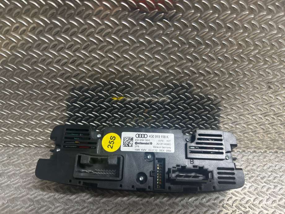 Varmeapparat betjening til Audi A6 2011-2014 (Type IV, Fase 1) (C7) (C7) (AUDI|4G0919158K|4G0 919 158 K)