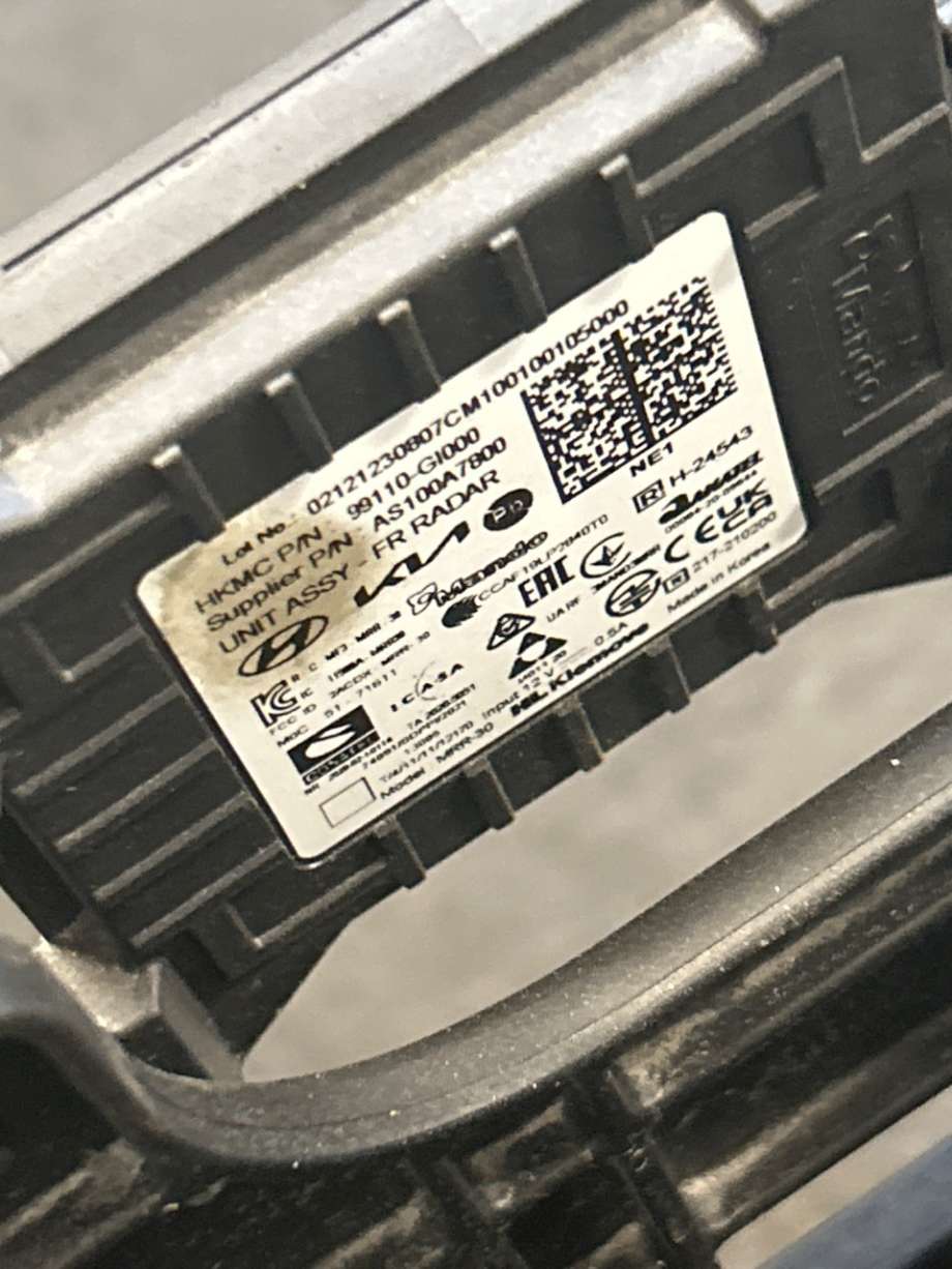 Sensor radar til Hyundai Ioniq 5 2021-->>  (HYUNDAI|99110G1000||99110-G1000)