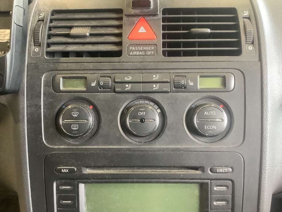 Varmeapparat betjening til VW Touran, 2003-2006 (Type I, Fase 1)  (VOLKSWAGEN|)
