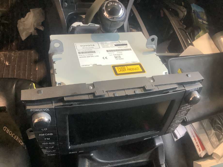 Bilstereo til Toyota Avensis, 2009-2015 (Type III, Fase 1)  (TOYOTA|)