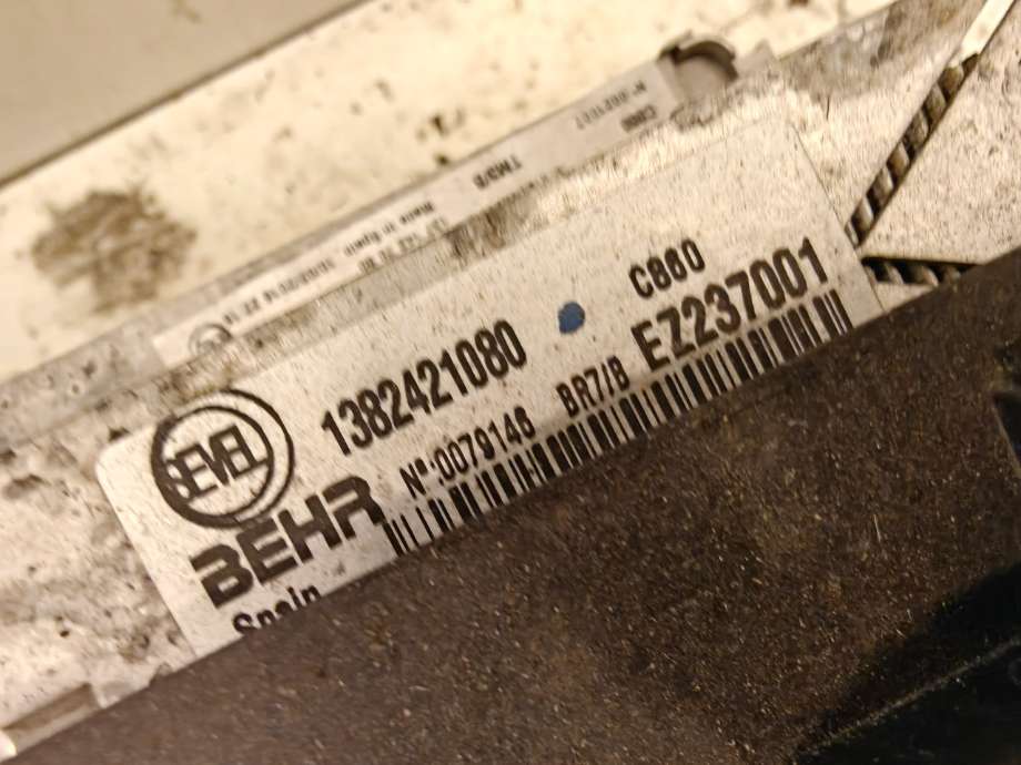 Radiator (manuell gir) til Fiat Ducato, 2014-->> (FIAT|1382421080)