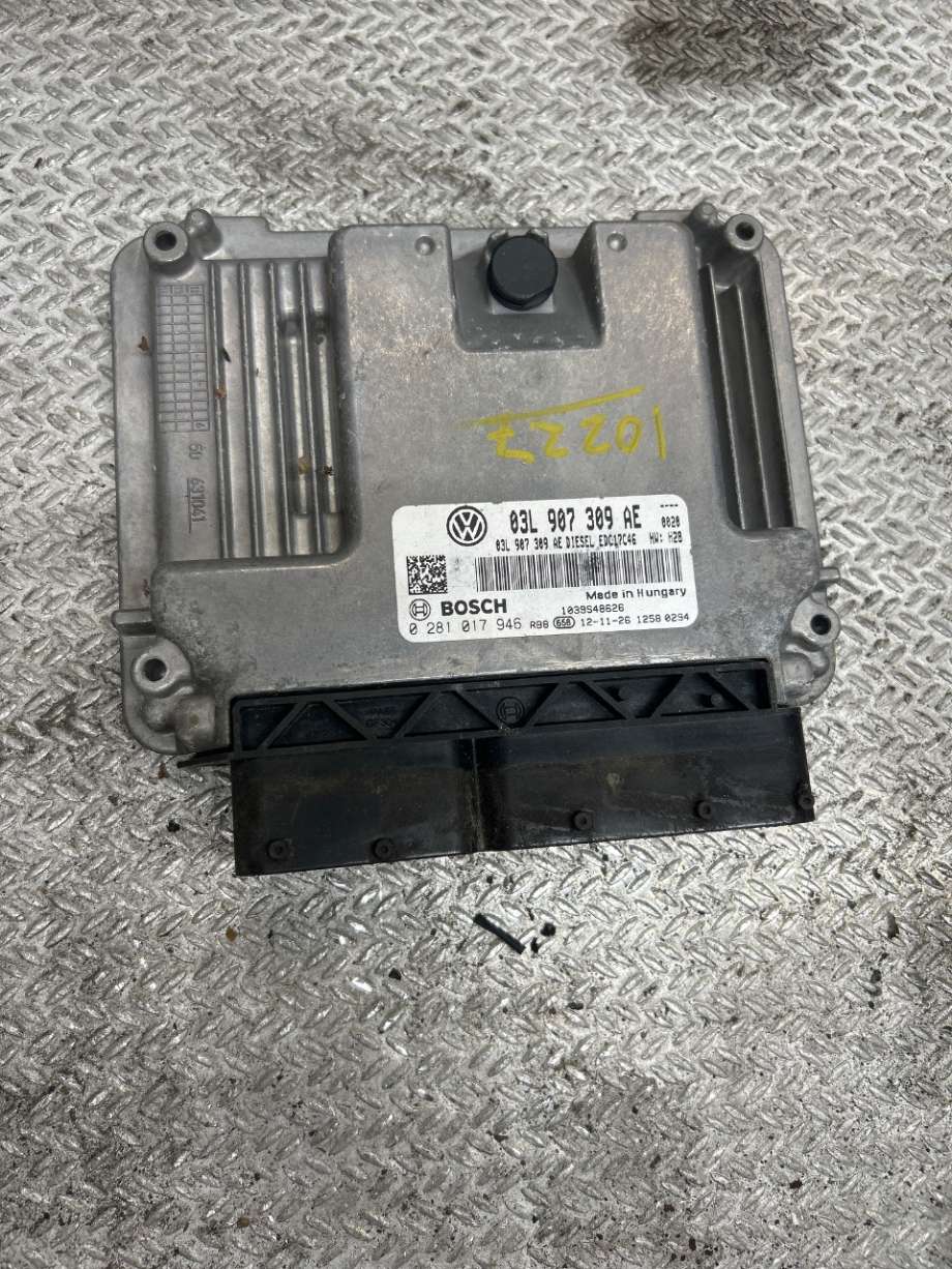 Styreenhet motor til VW Tiguan 2011-2016 (Type I, Fase 2) (VOLKSWAGEN|03L906018E|0281017946|03L907309AE)