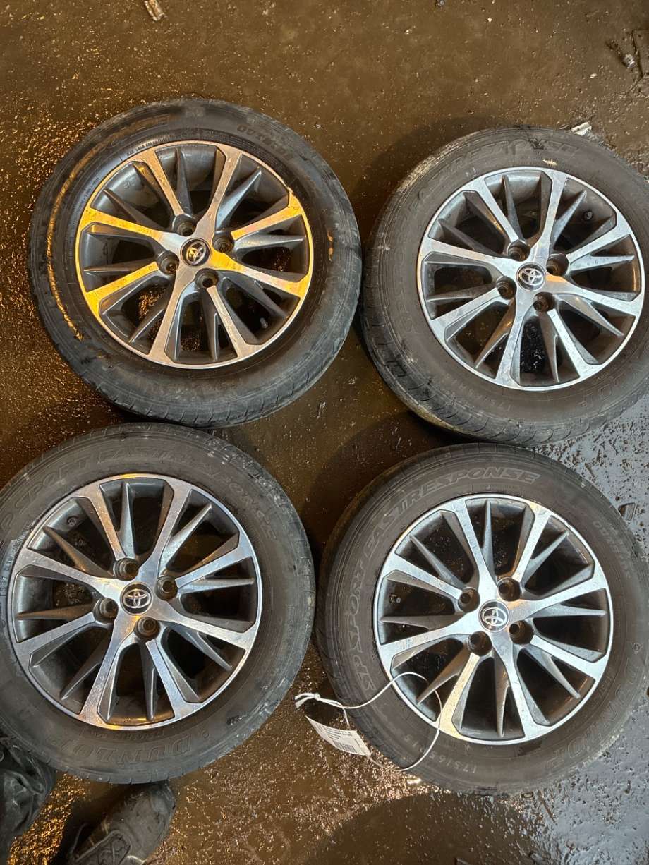 Felgsett aluminium til Toyota Yaris, 2014-2020 (Type III, Fase 2) (TOYOTA|426110DA50)