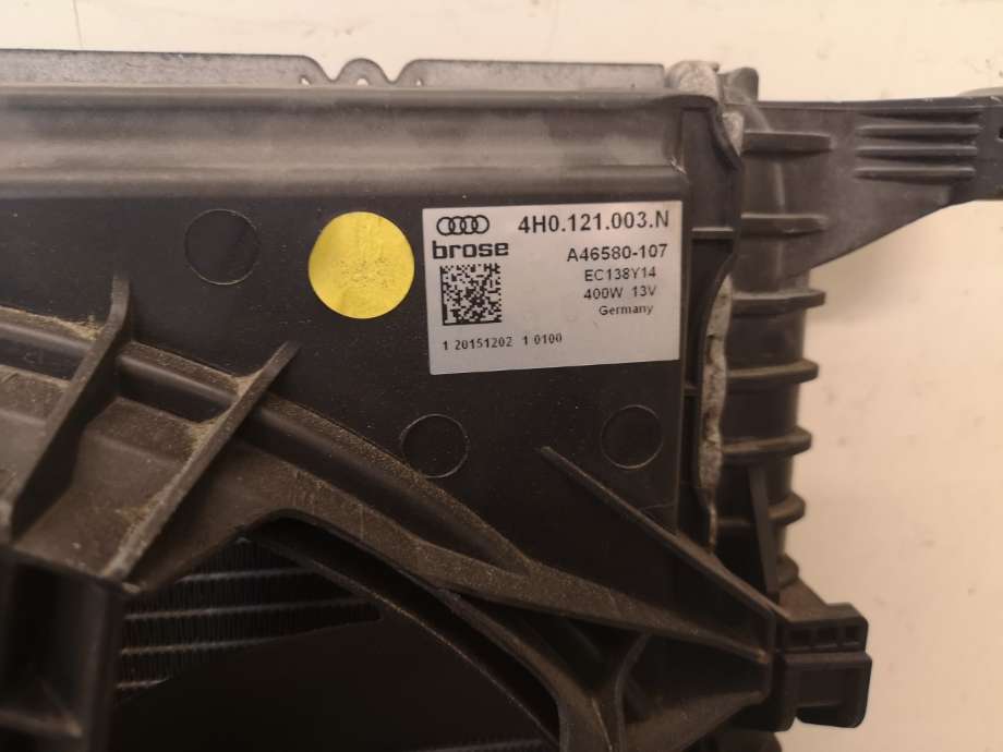 Kjølevifte til Audi A6 2014-2018 (Type IV, Fase 2) (C7) (C7) (AUDI|4H0 121 207 B||4H0 121 003 N)