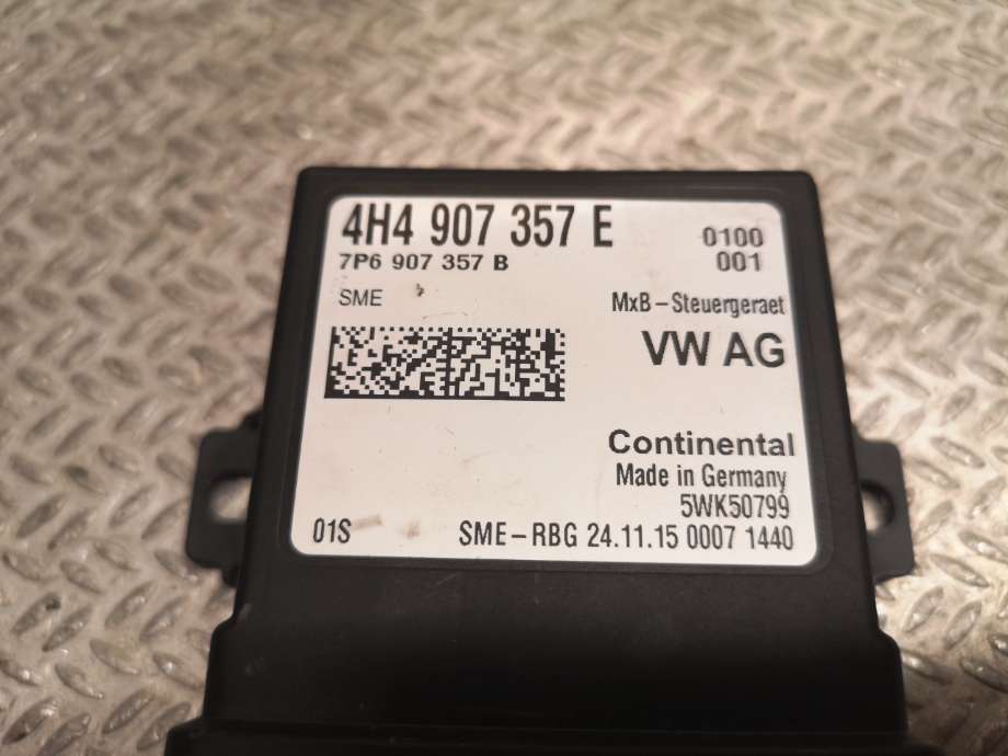 Styreenhet diverse til Audi A6 2014-2018 (Type IV, Fase 2) (C7) (C7) (AUDI|4H4 907 357 E|)