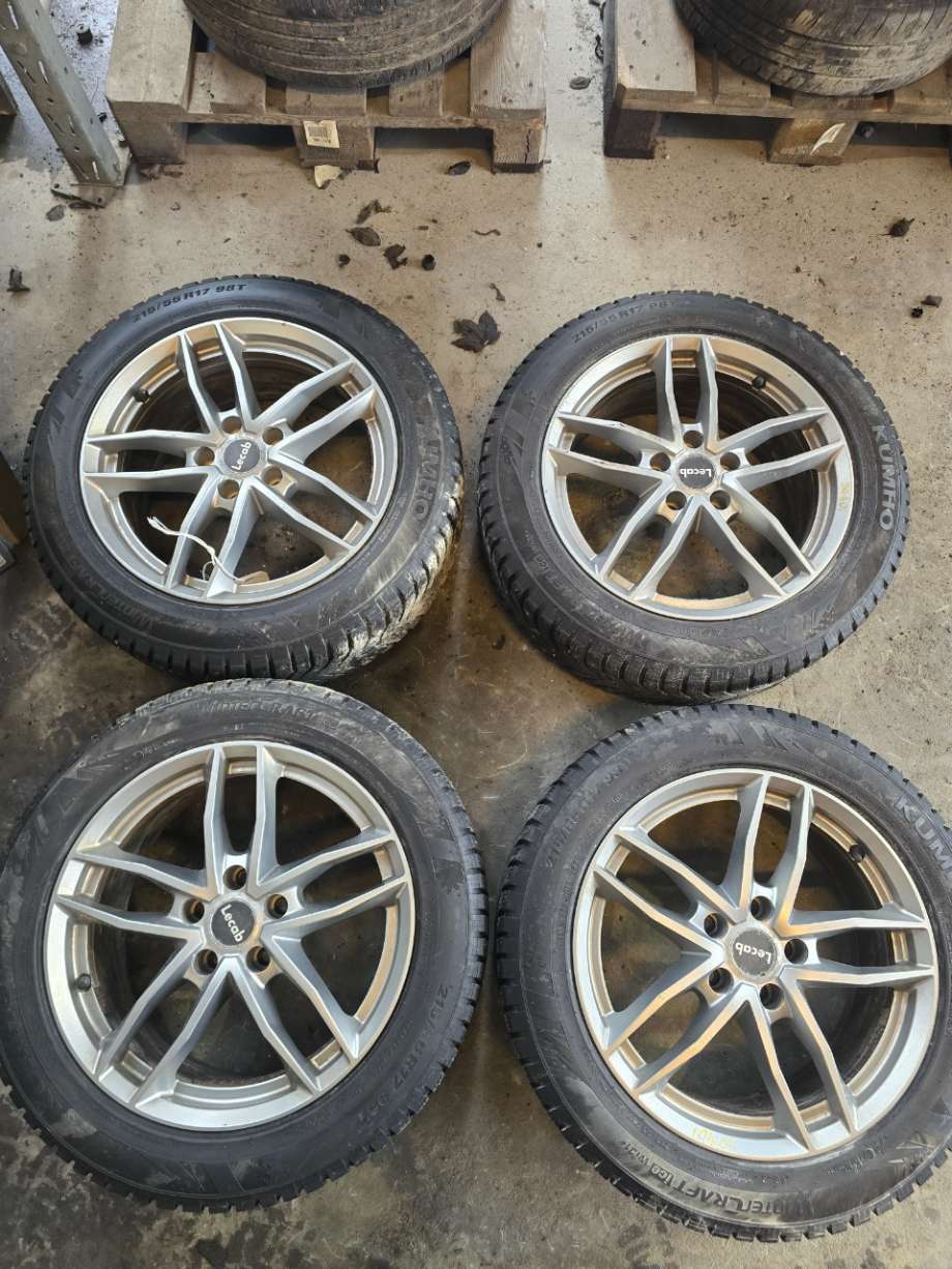 Felgsett aluminium til VW Passat, 2015-2019 (Fase 1) (B8) (B8) (VOLKSWAGEN|5JX17;7)