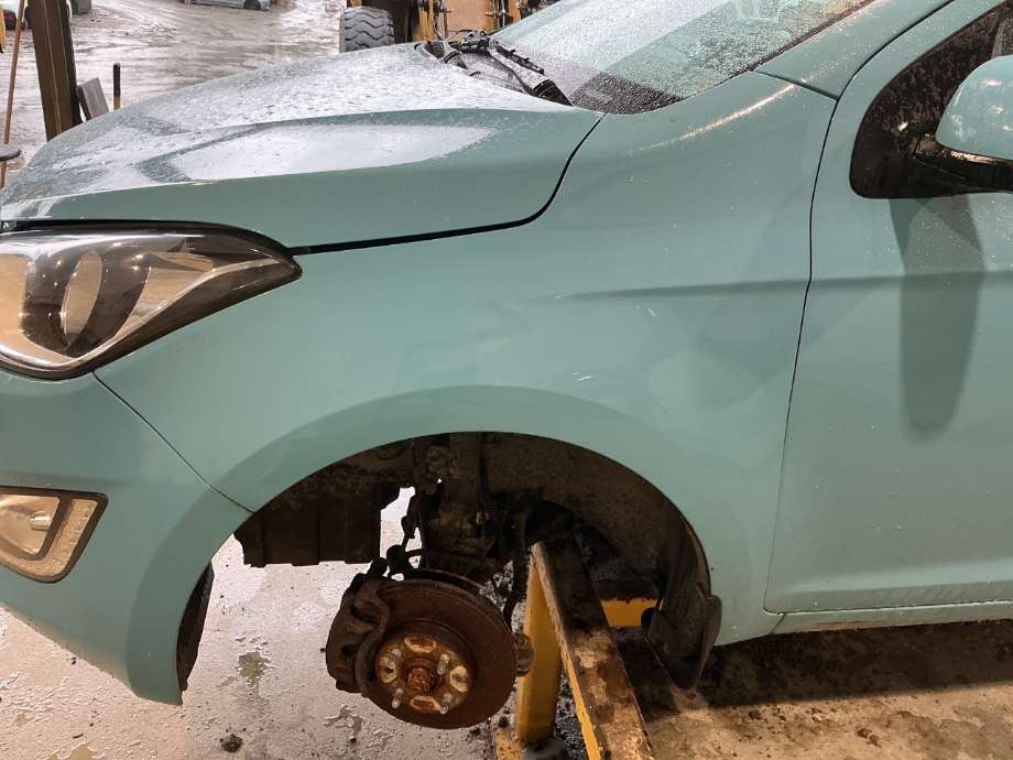 Skjerm venstre foran til Hyundai i20, 2009-2014 (Type I)  (HYUNDAI|)