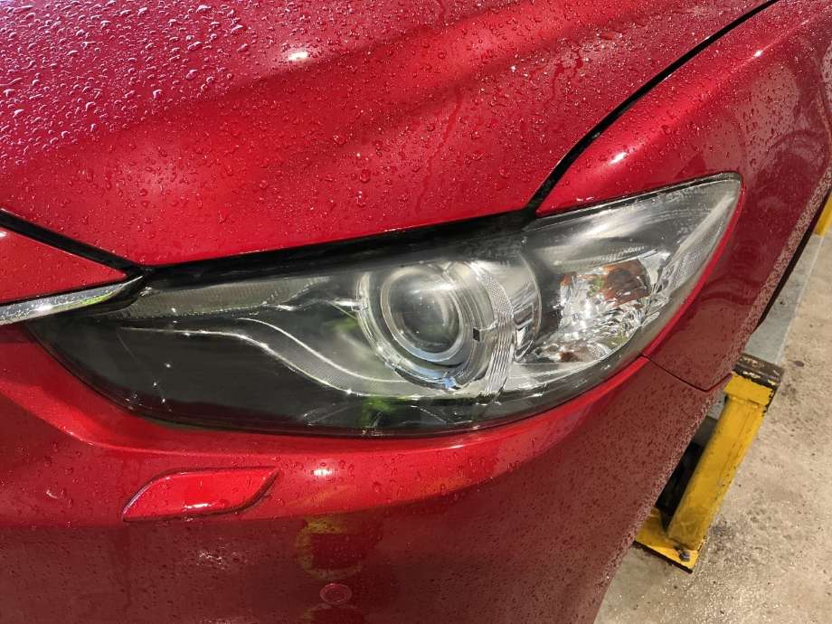 Frontlykt venstre halogen til Mazda 6, 2013-2015 (Type III, Fase 1)  (MAZDA|GHR451041F)