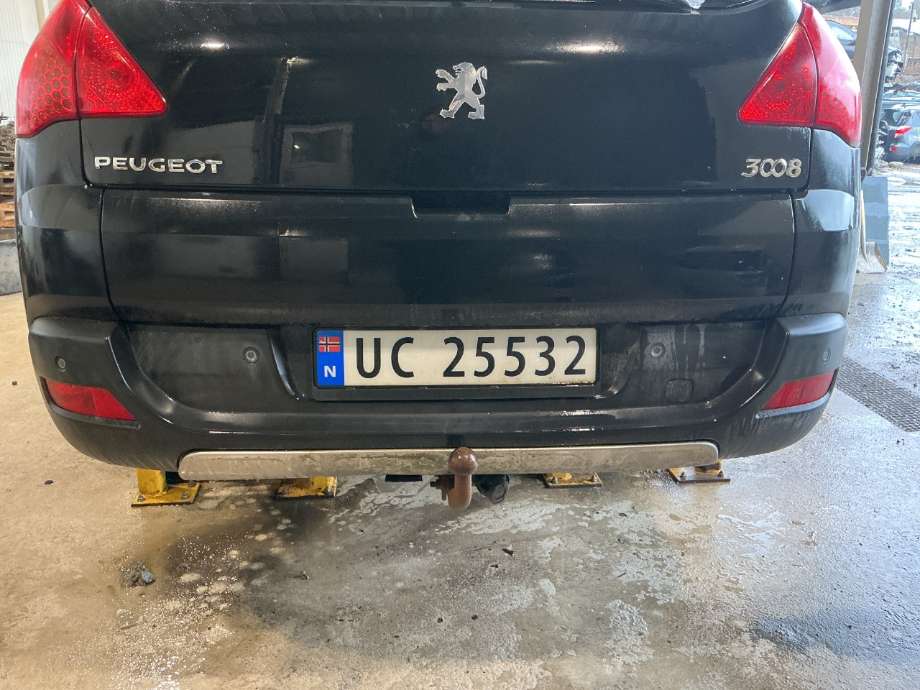 Støtfanger bak til Peugeot 3008 2009-2016 (Type I)  (PEUGEOT|)