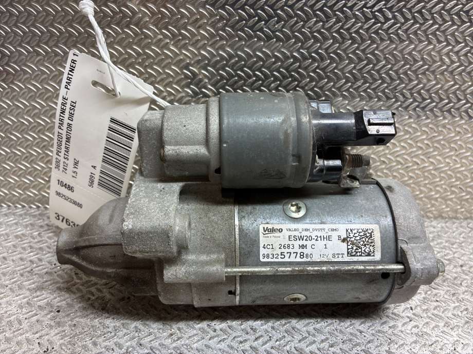 Starter diesel til Peugeot Partner 2019-->> (Type III)  (PEUGEOT|9825233080|)