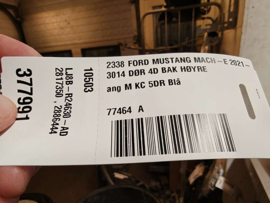 Siderute venstre foran til Ford Mustang Mach-e 2020-->> (FORD (US)|LJ8B-R214A51-AC|2489246|)