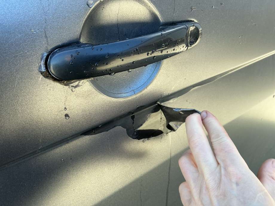 Dør venstre skyvedør til VW Transporter / Caravelle 2009-2015 (Fase 2) (T5) (T5) (VOLKSWAGEN|)