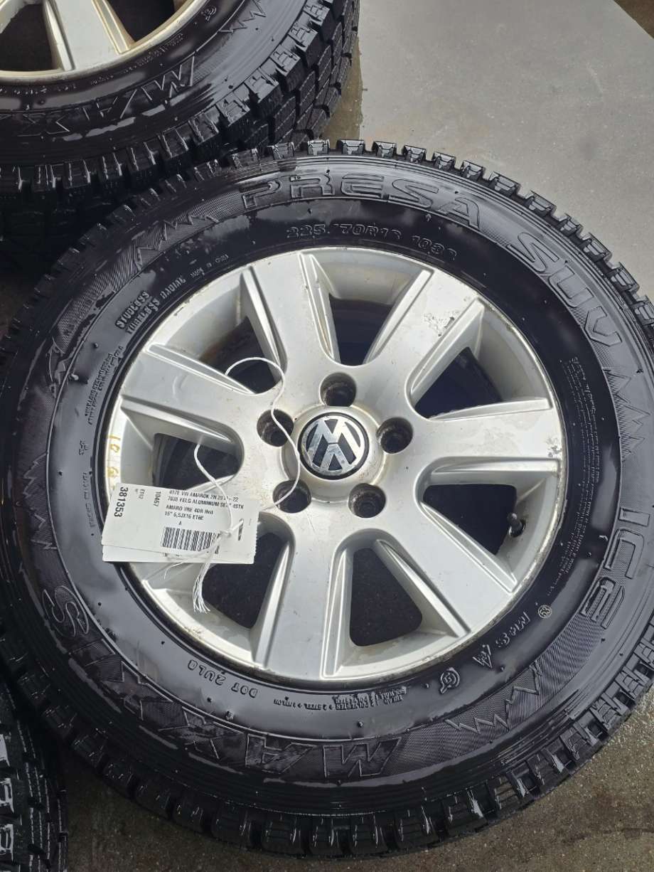 Felgsett aluminium til VW Amarok 2010-2016 (Type I, Fase 1)  (VOLKSWAGEN||ET62)