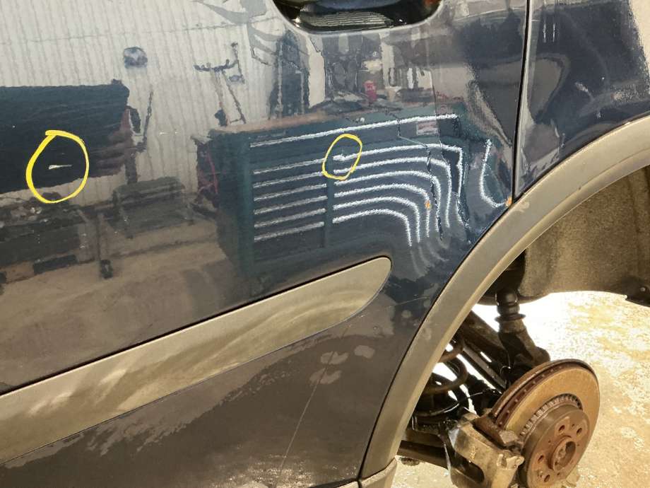 Dør venstre bak til Volvo XC90 2002-2006 (Type I, Fase 1) (VOLVO|)