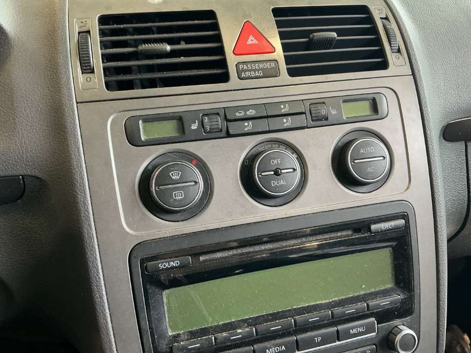 Varmeapparat betjening til VW Touran, 2007-2010 (Type I, Fase 2)  (VOLKSWAGEN|)