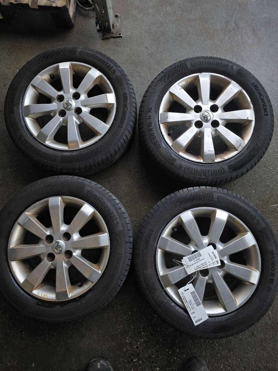 Felgsett aluminium til Toyota Yaris, 2006-2009 (Type II, Fase 1)  (TOYOTA|)