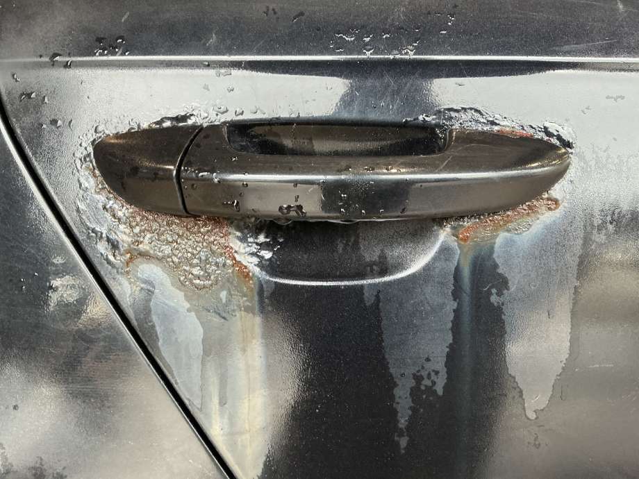 Dørhåndtak utv høyre bak til VW Passat, 2011-2015 (B7) (B7) (VOLKSWAGEN|)