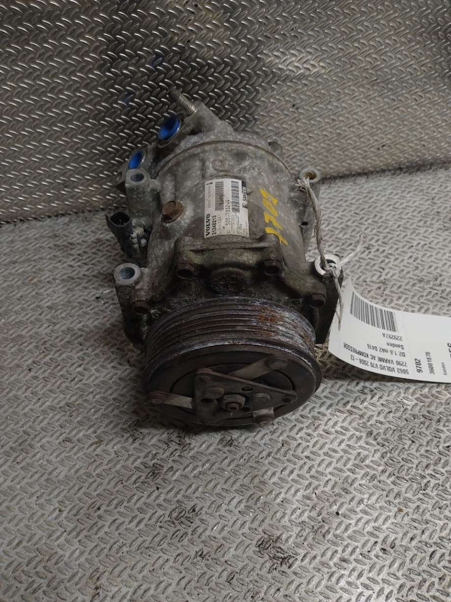 Aircondition kompressor til Volvo V70 2007-2013 (Type III, Fase 1) (VOLVO|36001870||31348213)