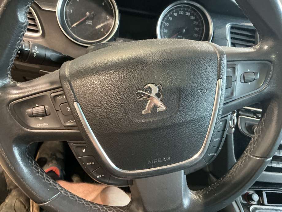 Airbag rattpute til Peugeot 508, 2011-2014 (Type I, Fase 1) (PEUGEOT|)
