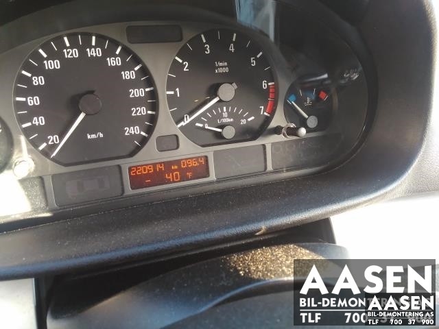 BMW 3-Serie 1998-2005 (E46) (E46), Motorkode: 194E1 M43 B19, Girkassekode: 