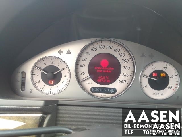 Mercedes E-Klasse 2002-2006 (Fase 1) (W211) (W211), Motorkode: 646961 40, Girkassekode: 722669 04