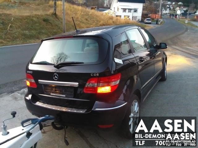 Mercedes B-Klasse 2008-2011 (Fase 2) (W245) (W245), Motorkode: 640940 30, Girkassekode: 722800 00