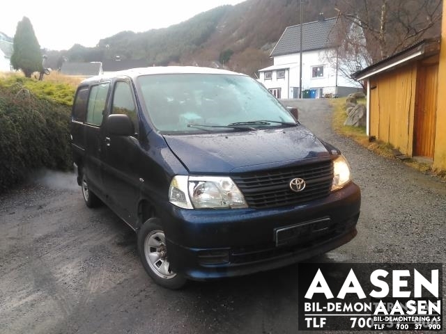 Toyota Hiace 2007-2012 (Fase 3) , Motorkode: 2KD-FTV, Girkassekode: 