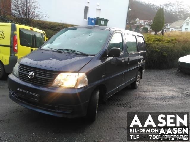 Toyota Hiace 2007-2012 (Fase 3) , Motorkode: 2KD-FTV, Girkassekode: 